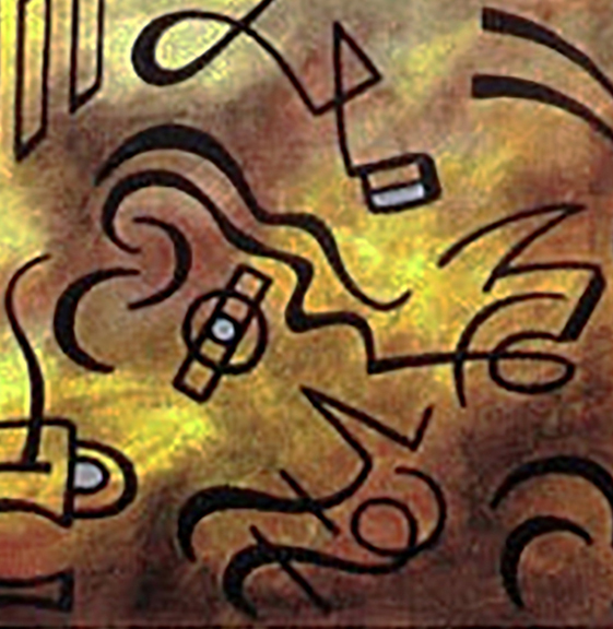 Detail “Contemporary Hieroglyphs”  Mural   